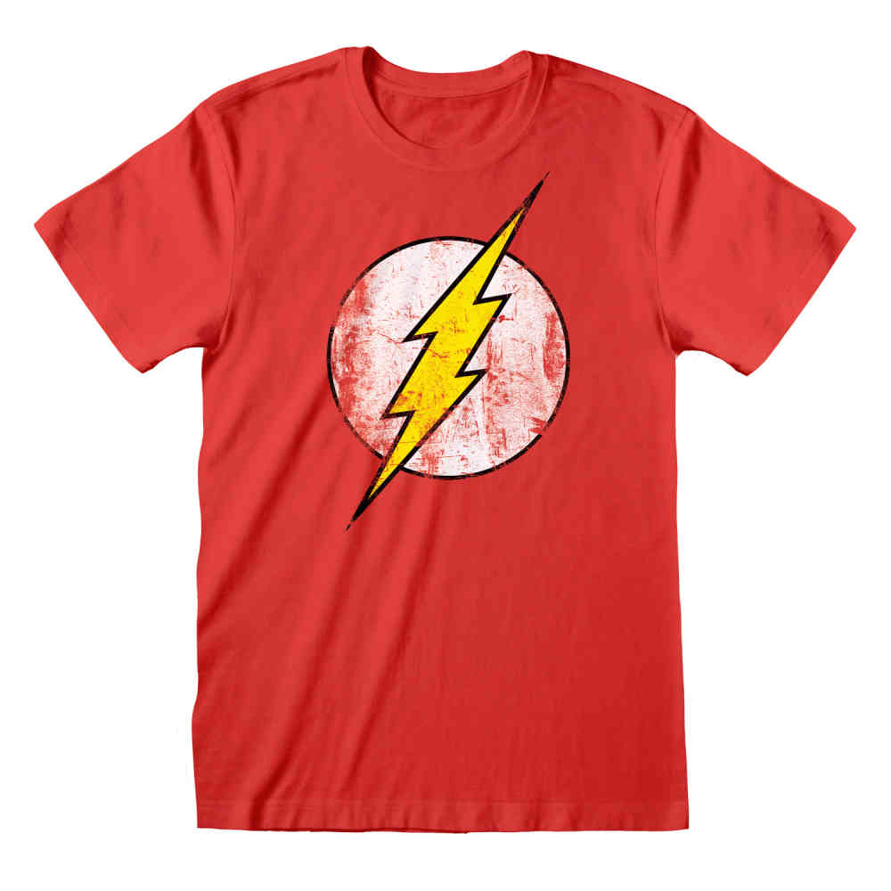 DC Comics The Flash - Logo Herren T-Shirt - Rot